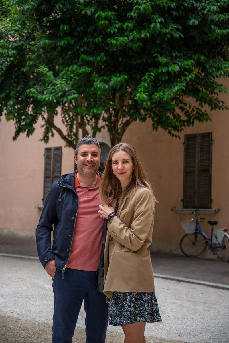 Chantelle and Giovanni, co-founders of The Italian on Tour, locals and Italy experts