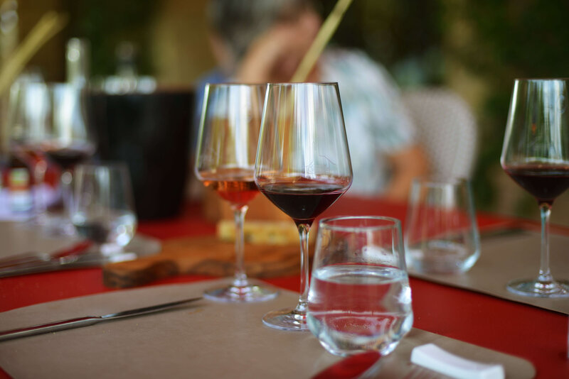 red and pink wine On the Italian on Tour’s Celiac-friendly Gluten Free Italy Tour