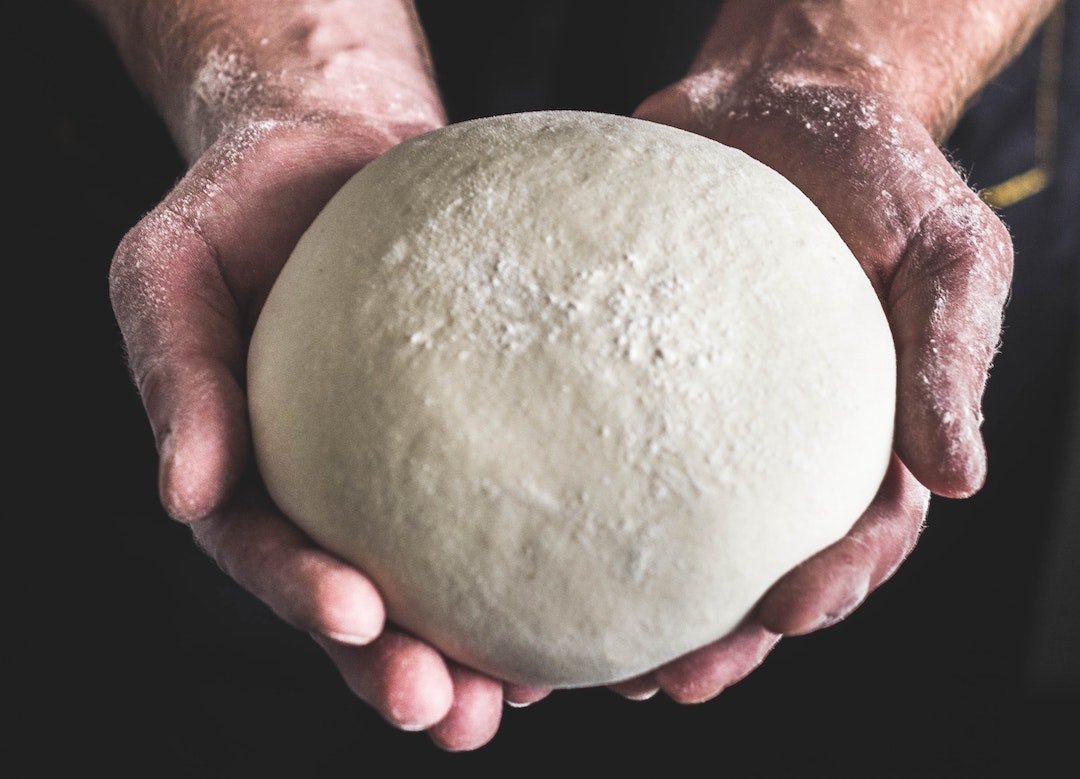 Pizza dough in Italy