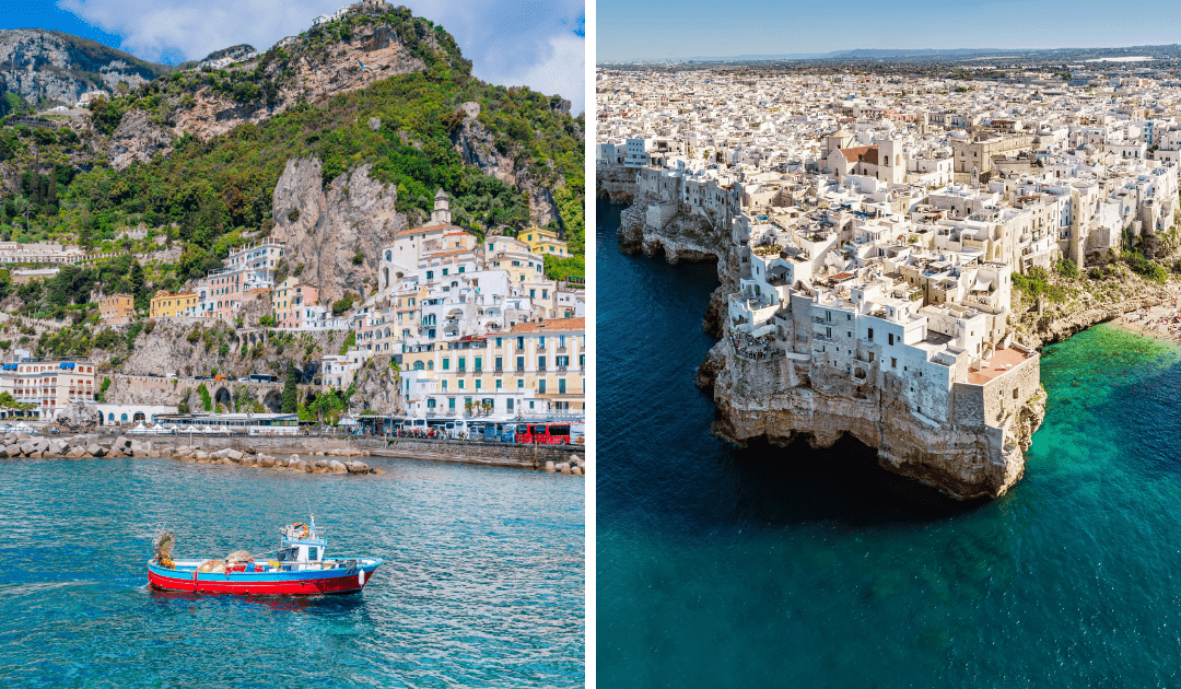 amalfi coast vs puglia italy