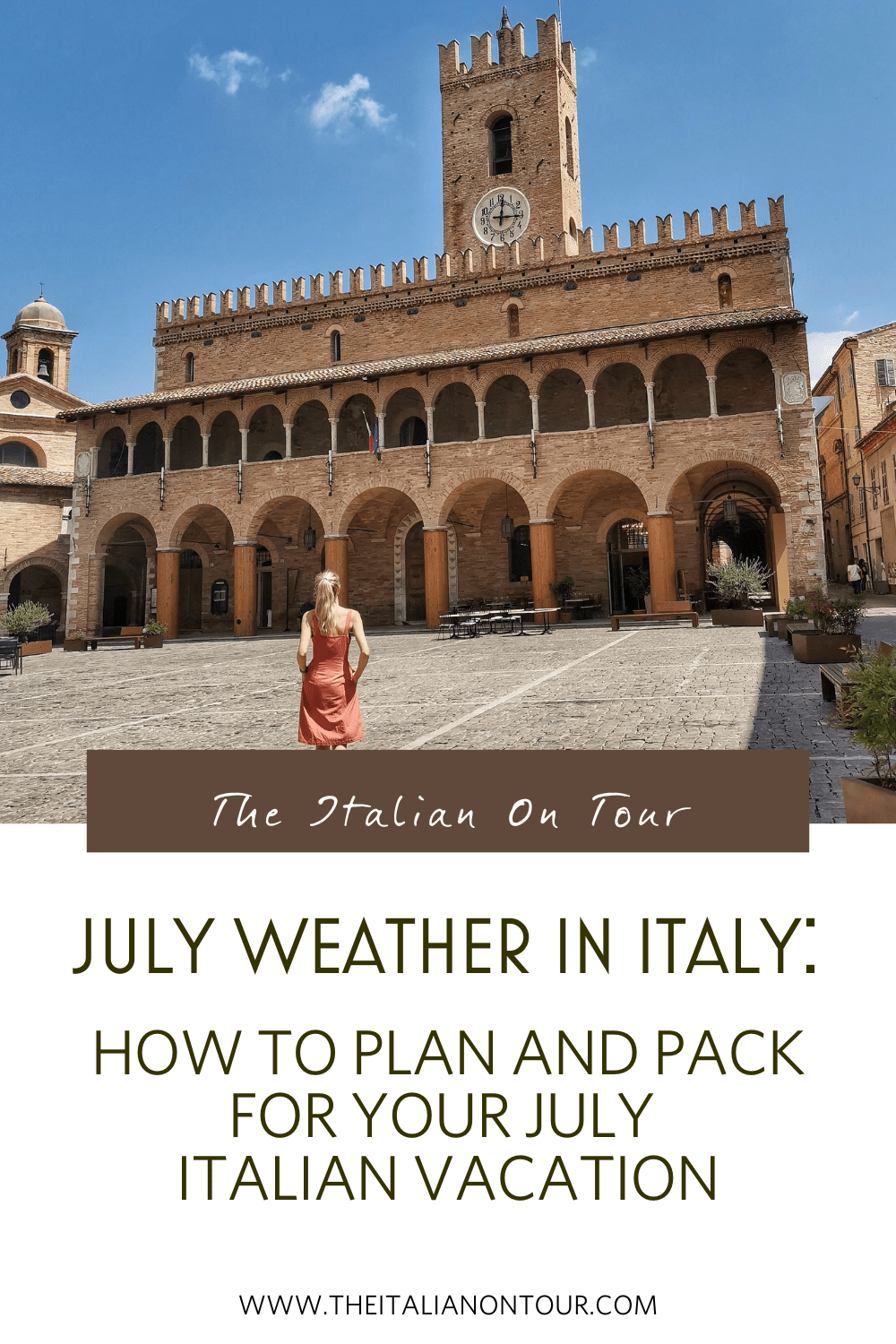 how to pack for july weather in italy