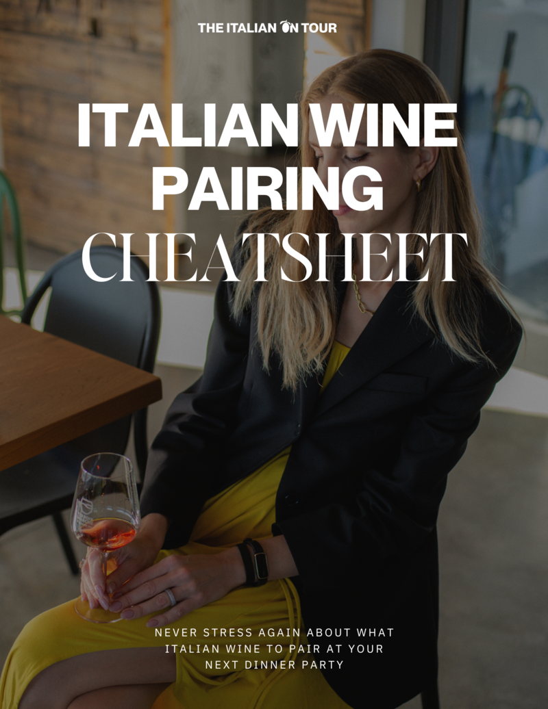 ITALIAN WINE PAIRING CHEATSHEET