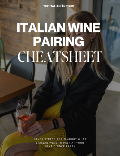 Free Italian wine pairing cheat sheet from The Italian on Tour