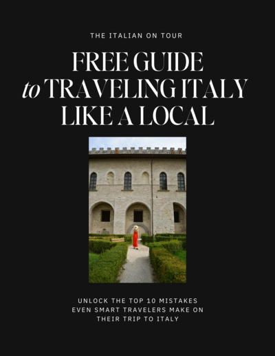 Free Guide to travel Italy like a local from The Italian on Tour