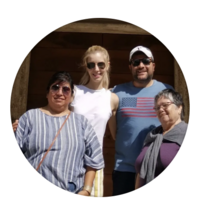 Susana's photo accompanied with their positive review of their small group trip with The Italian on Tour
