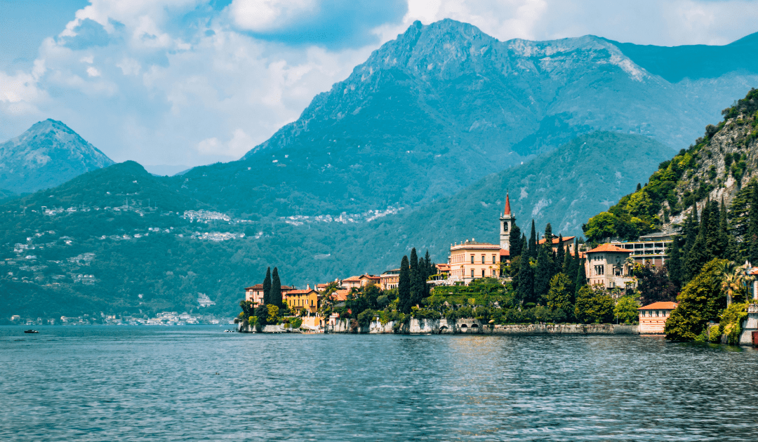 towns of lake como map italy