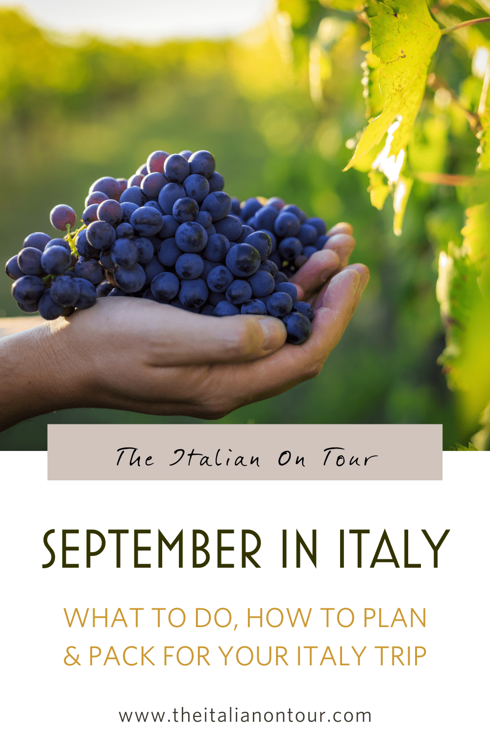 WHAT TO PACK FOR SEPTEMBER ITALY WEATHER