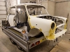 The bodyshell ready for respraying